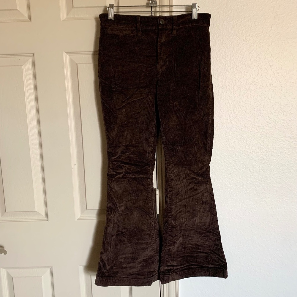 Corduroy flare pants